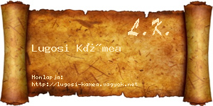 Lugosi Kámea névjegykártya